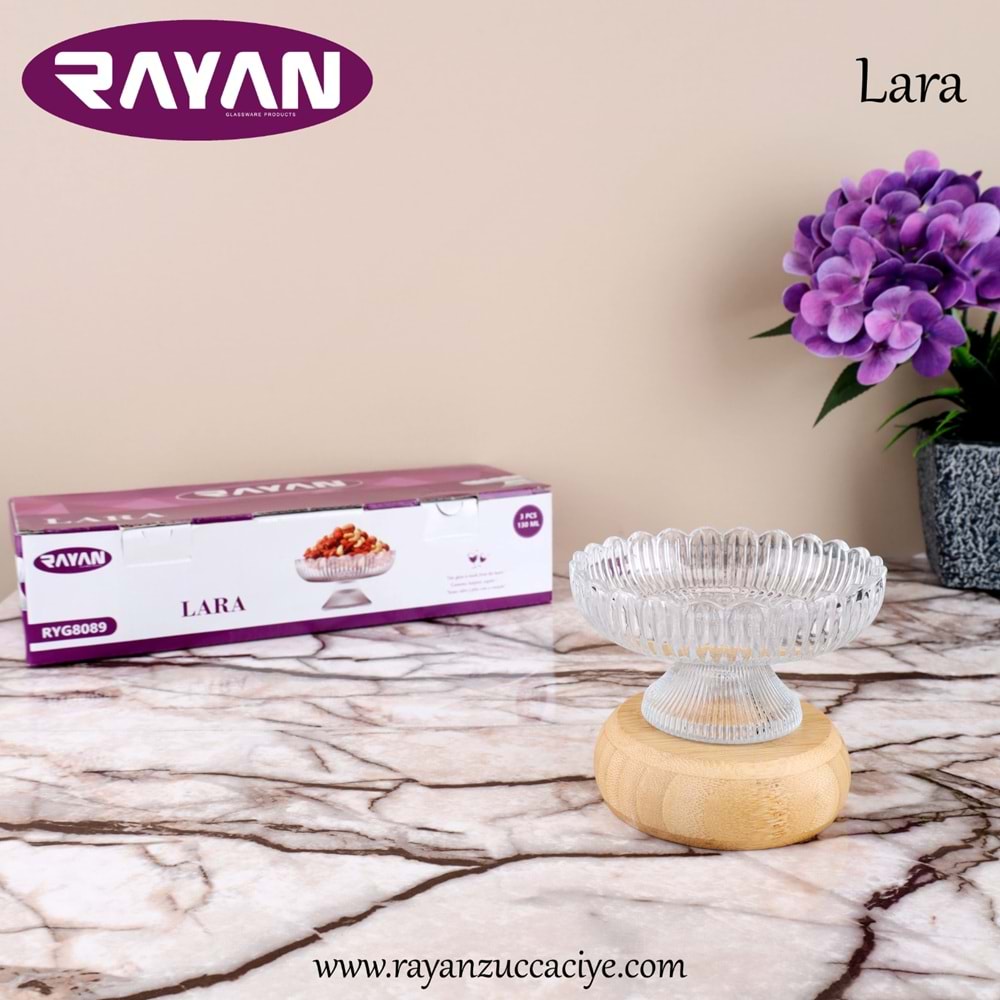 3LÜ LARA AYAKLI SUNUMLUK