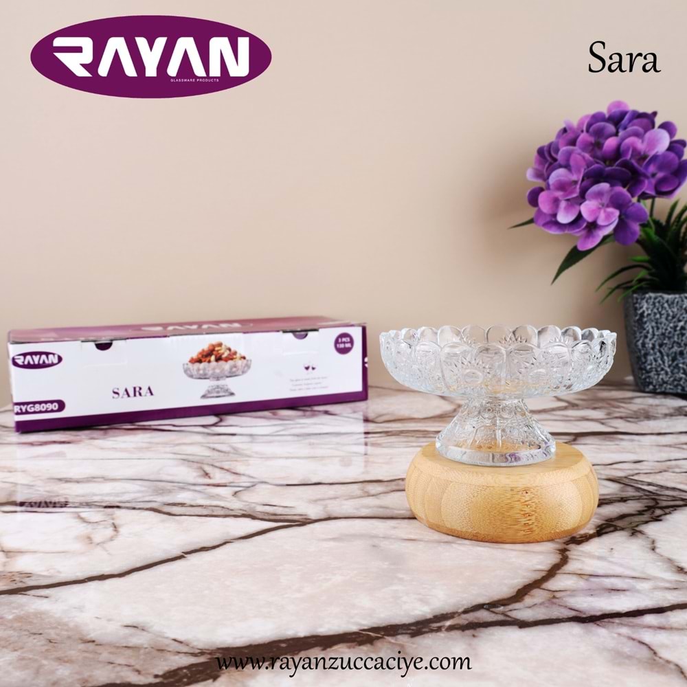 3LÜ SARA AYAKLI SUNUMLUK
