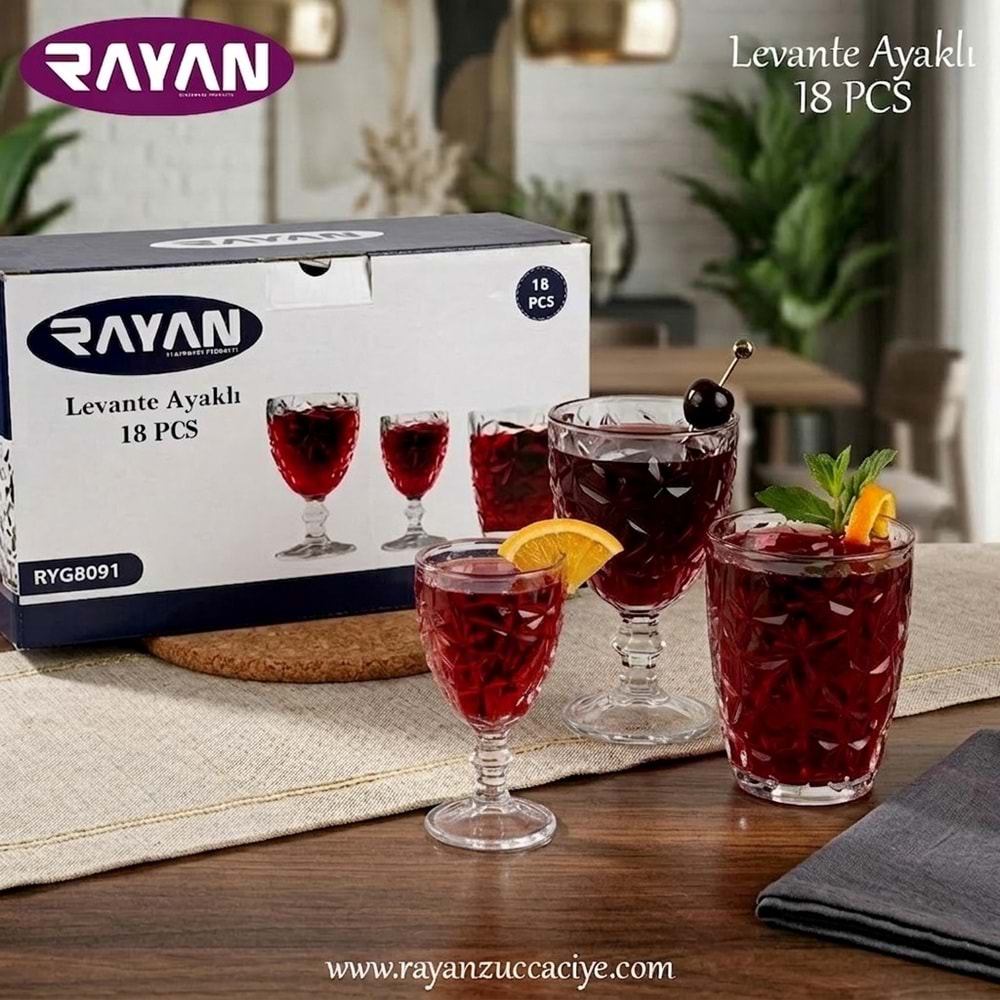18 PARÇA LEVANTE SET