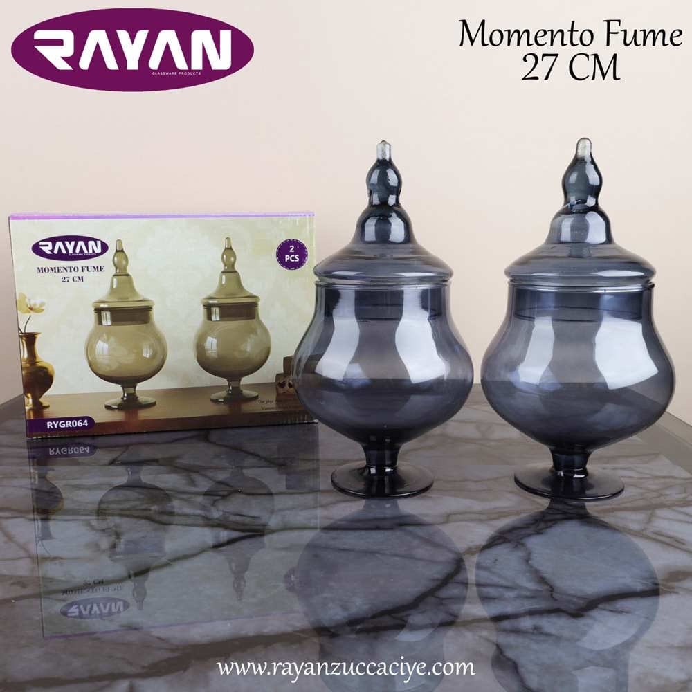 2Lİ MOMENTO 27 CM (FUME)