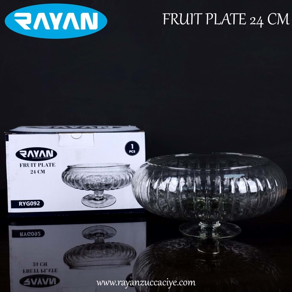 AYAKLI FRUIT PLATE 24 CM