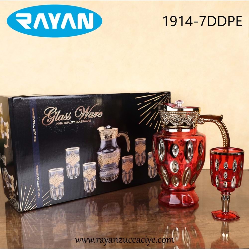 7 PARÇA SÜRAHİ SET (1914-7DDPE)