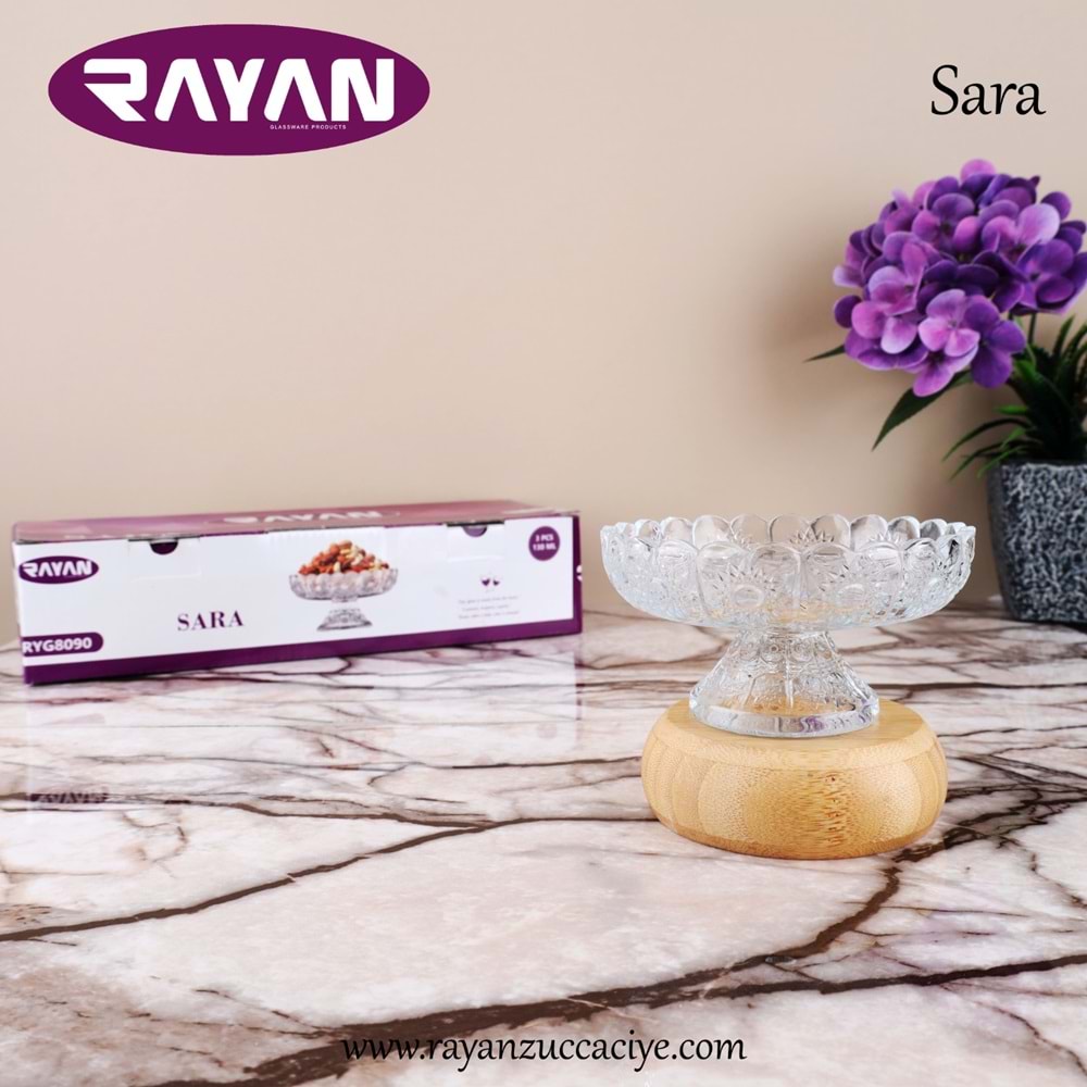 3LÜ SARA AYAKLI SUNUMLUK