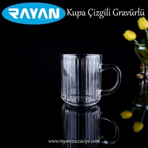TEKLI KUPA ÇİZGİ GRAVÜRLÜ (RUBY)