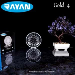 6LI KRYSTAL TABAK (GOLD 4)