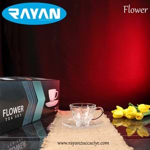 12Lİ FLOWER TEA SET