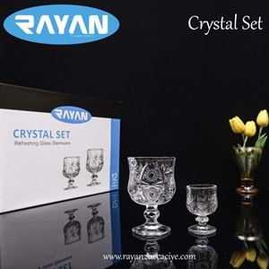 12 PARÇA CRYSTAL SET