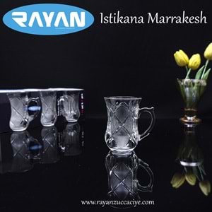 6LI KULPLU BARDAK (ISTIKANA MARAKESH)