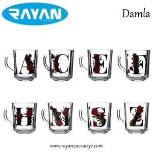 TEKLİ HARFLI MUG