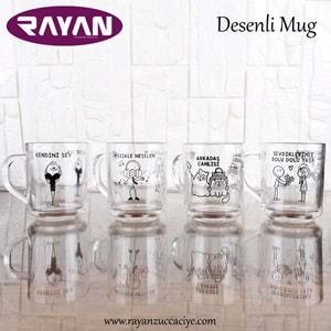 TEKLİ DESENLİ MUG