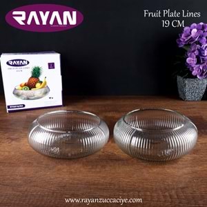 2Lİ FRUIT PLATE LINES 19 CM