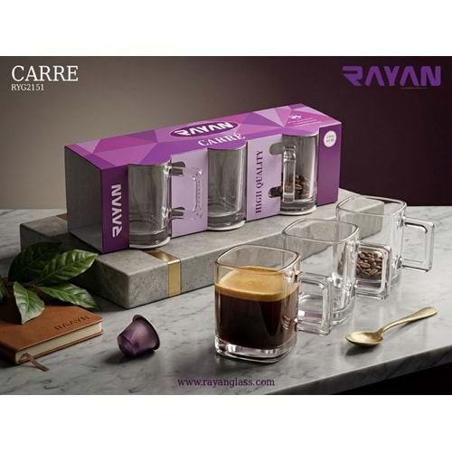 3LÜ BARDAK CARRE