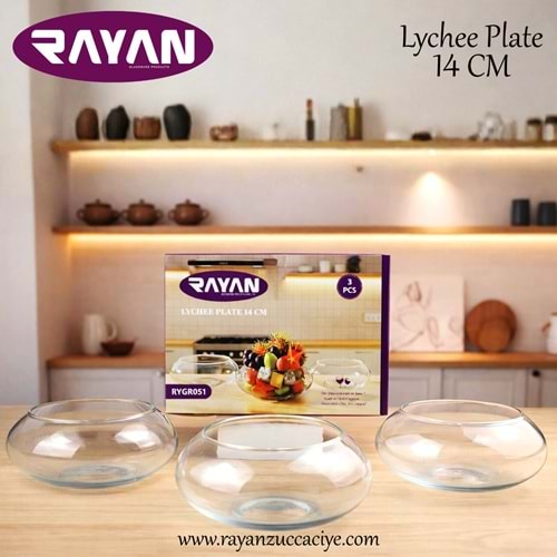 3LÜ LYCHEE PLATE 14 CM