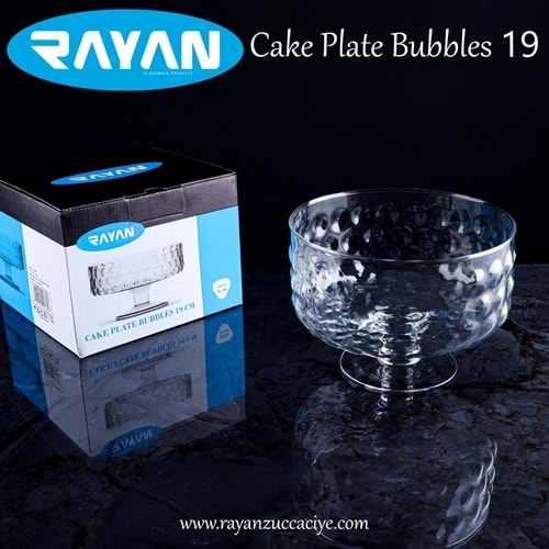 CAKE PLATE BUBBLES 19 CM