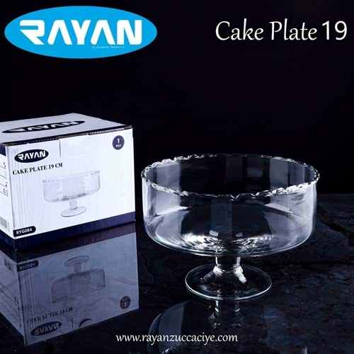 CAKE PLATE 19 CM (4 ADET)