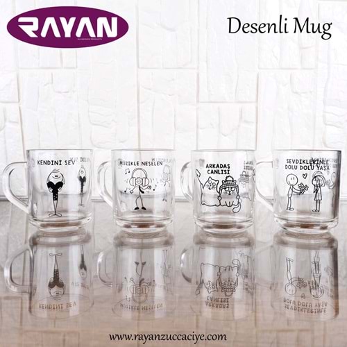 TEKLİ DESENLİ MUG