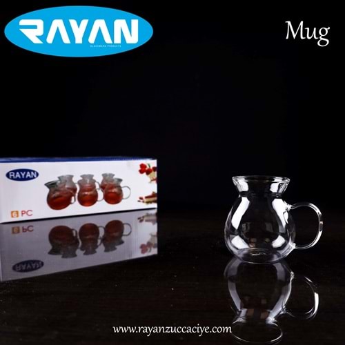 6LI BOROSİLİKAT ÇAY BARDAĞI (RG107)