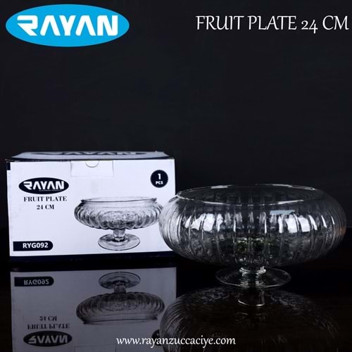 AYAKLI FRUIT PLATE 24 CM