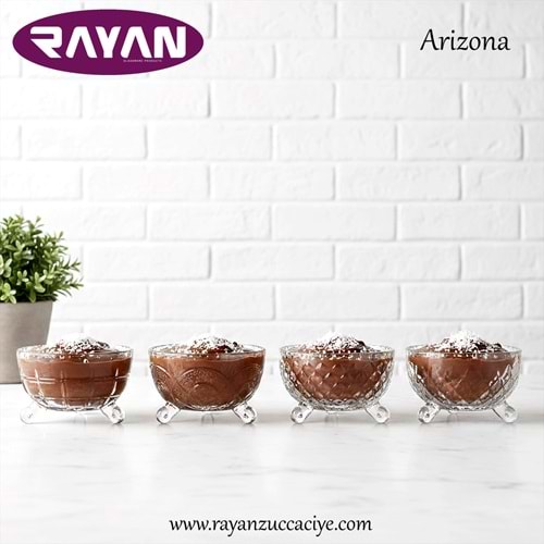 6LI ARIZONA AYAKLI KASE (DANA)