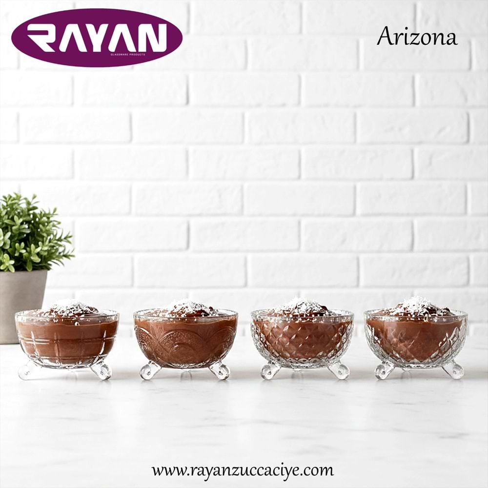 6LI ARIZONA AYAKLI KASE (DANA)
