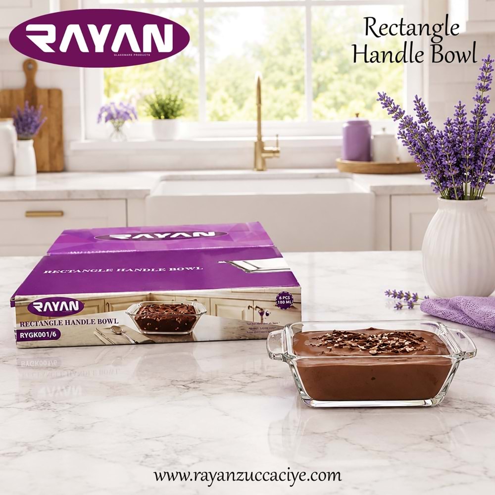6LI KASE (RECTANGLE HANDLE BOWL)